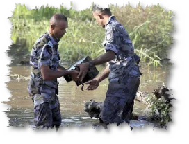 Soldaten während des Bürgerkriegs in Sri Lanka